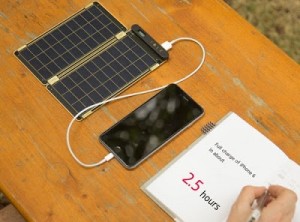 Bộ sạc pin mỏng như giấy với nguồn điện lấy từ năng lượng mặt trời