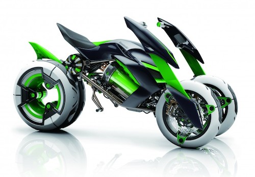 Hãng sản xuất xe máy Kawasaki giới thiệu xe chạy điện độc đáo và ấn tượng