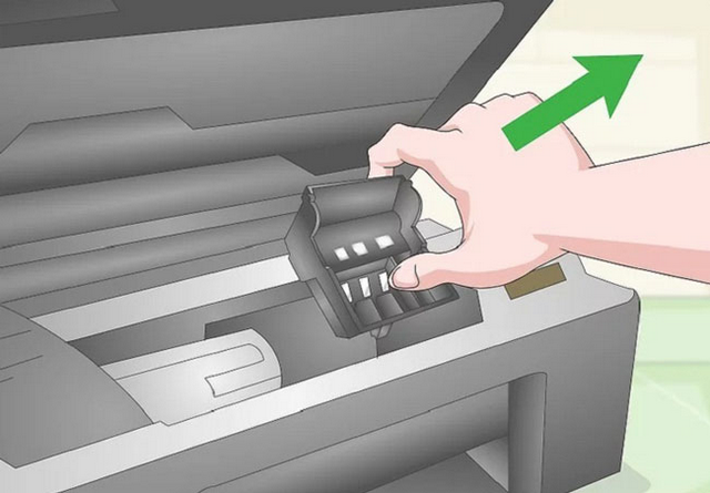 Cách tháo hộp mực ra khỏi máy in